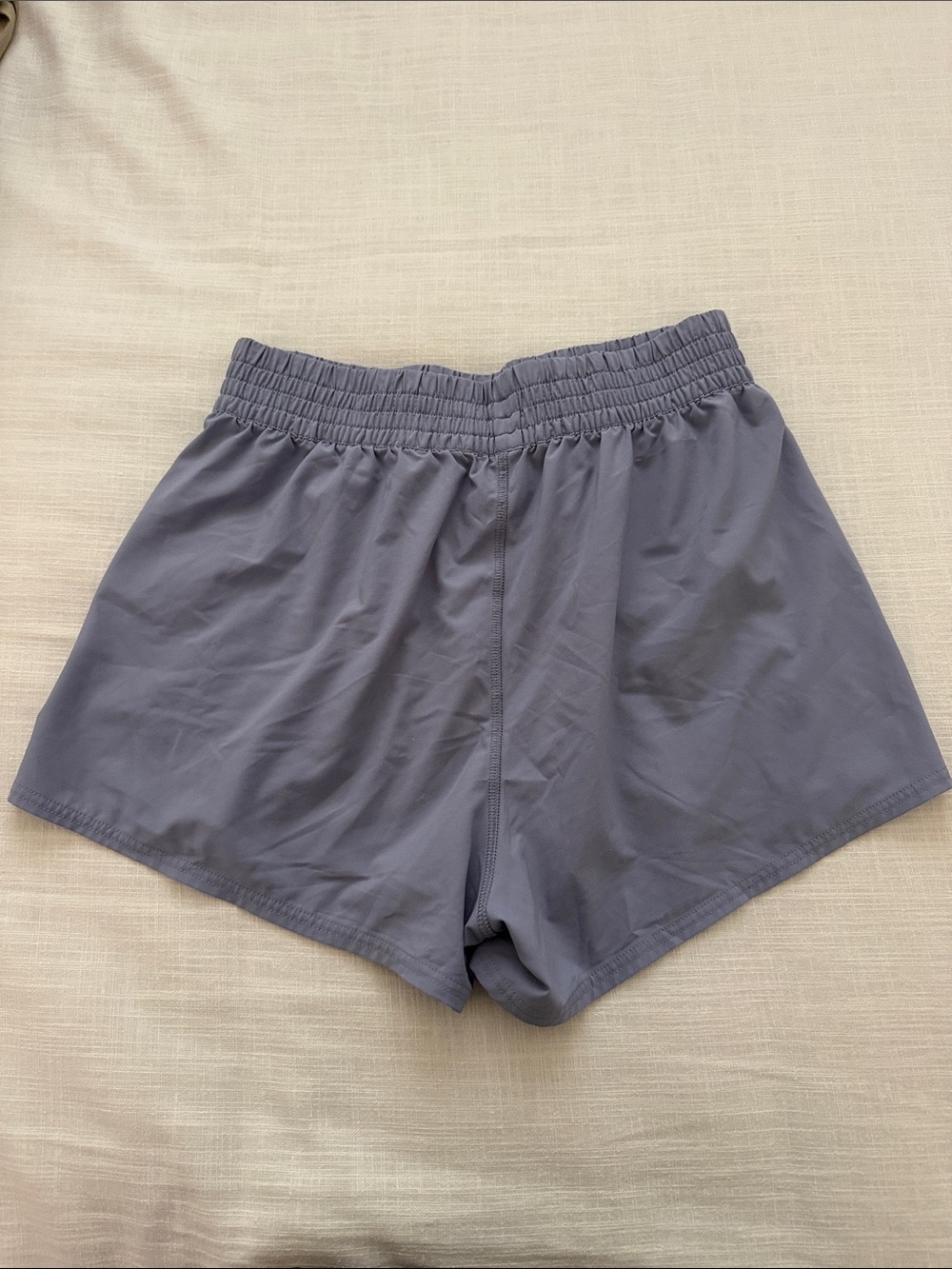 Women’s Vuori Lightweight Elastic-Waist Shorts — Slate Blue - Picture 2 of 2